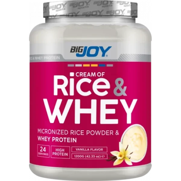 Bigjoy Rice & Whey 1200 gr Vanilya Aromalı